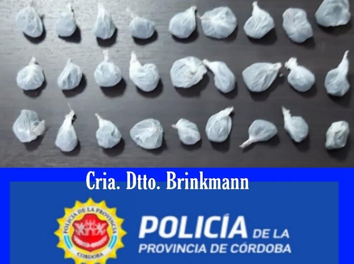 Detenidos por tenencia de marihuana en Brinkmann