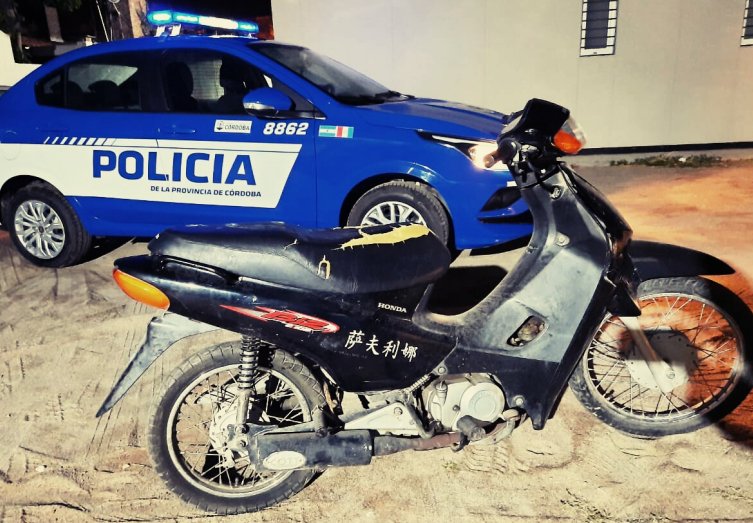 Detenido por robar una moto en Balnearia