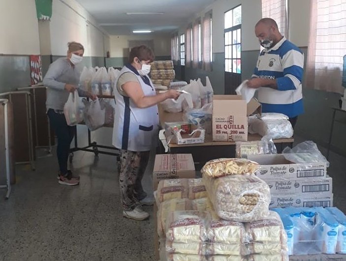 La provincia entregará módulos alimentarios familiares y kits para copa de leche 