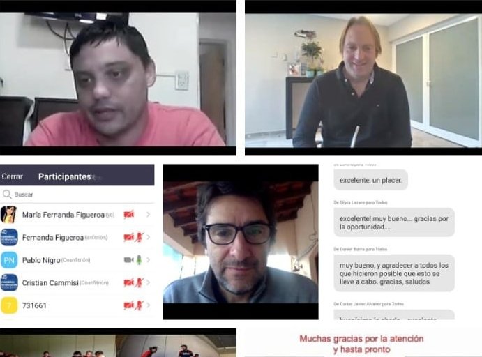Exitosa teleconferencia con Pablo Nigro