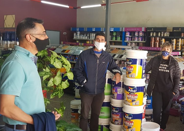 Morteros: Funcionarios evaluaron la reapertura del comercio minorista