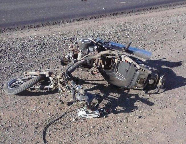 Hersilia: Murió un motociclista al ser atropellado por un auto