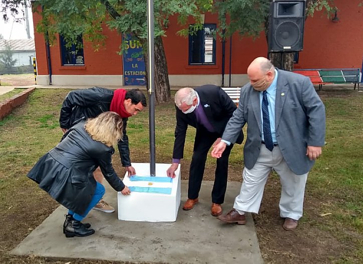 Suardi: Inauguraron la Plazoleta 