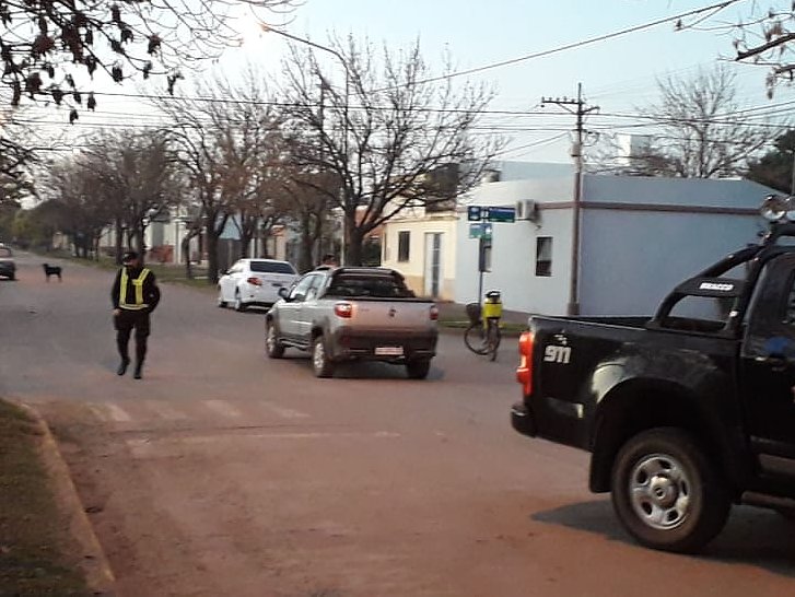 Ciclista lesionada en un accidente en Suardi