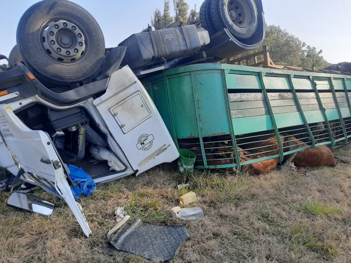 Importante accidente en el acceso norte de Morteros