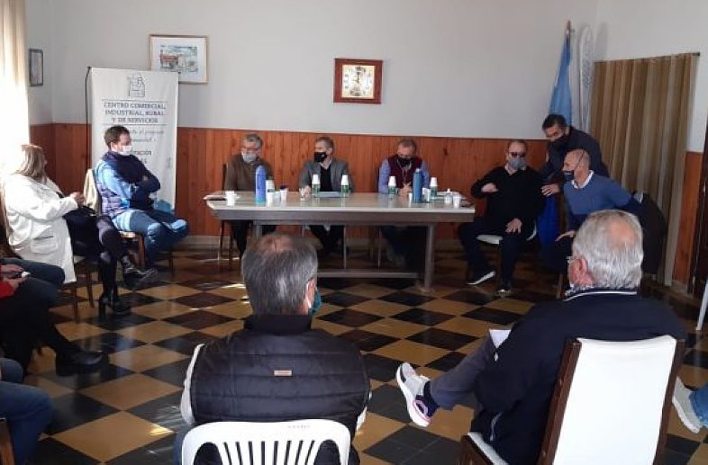 Borgonovo y Costamagna visitaron Ceres ante el conflicto con Santiago del Estero