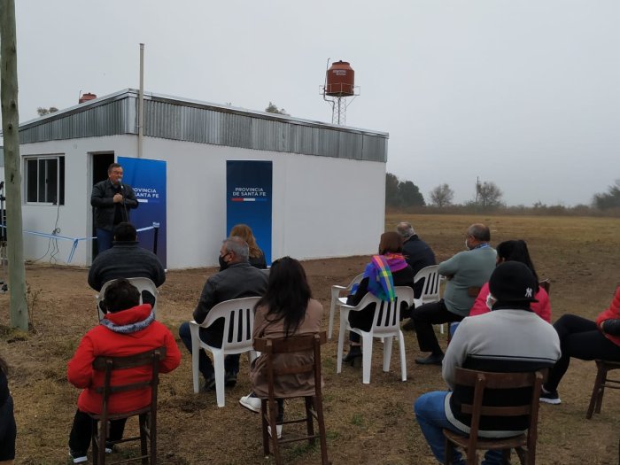 Se inauguraron tres viviendas sociales en La Rubia