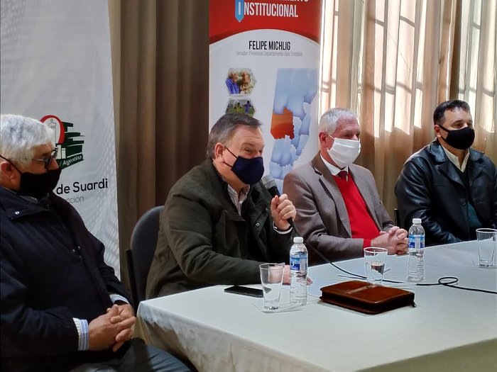 Suardi: Michlig acercó aportes del Programa de Fortalecimiento Institucional