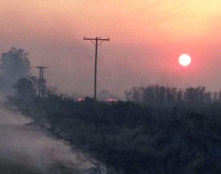 Los incendios afectan las líneas rurales de la EPE