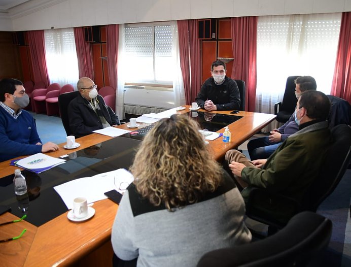 Morteros: Autoridades municipales recibieron a directivos de Lactear
