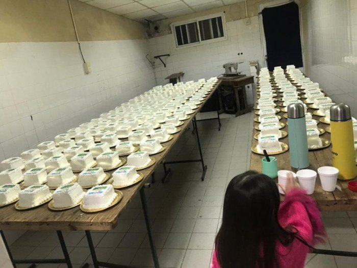 Susana festejó sus patronales repartiendo 500 tortas a los vecinos