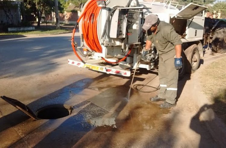 Morteros: El municipio trabaja en mejoras del sistema cloacal