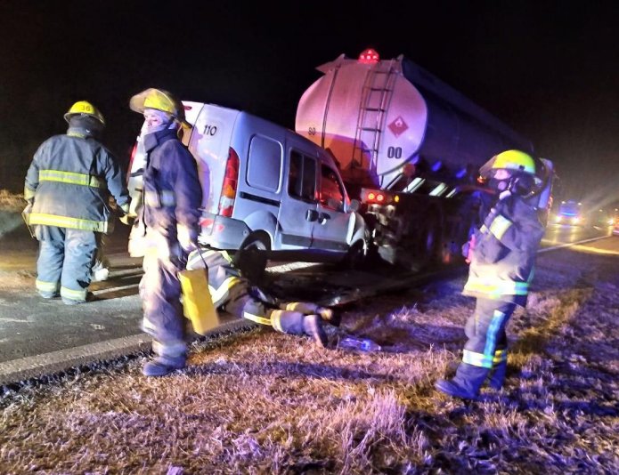 Ceres: Hombre de Tostado herido en un accidente en la 34