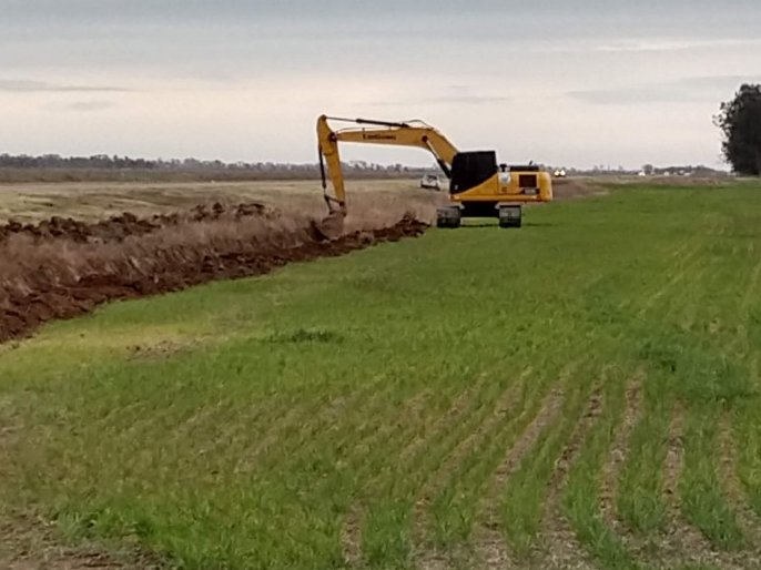 La Municipalidad de Brinkmann realiza limpieza de canales