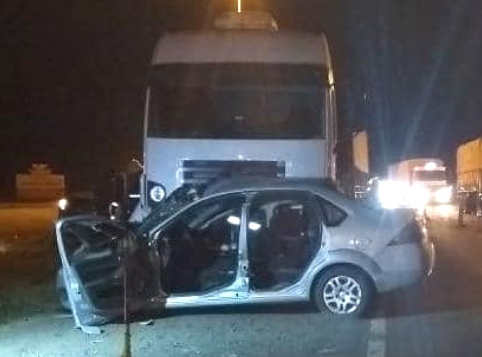 Arrufó: Accidente en el cruce de las rutas 34 y 39