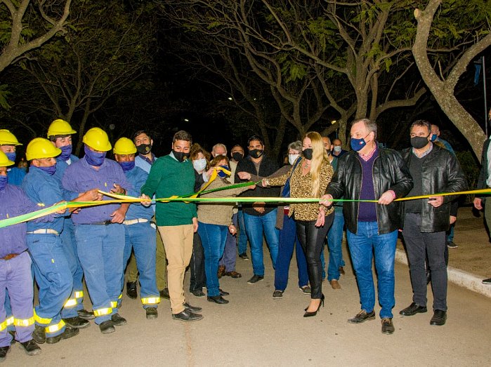 Inauguraron nueva iluminación led en Ceres