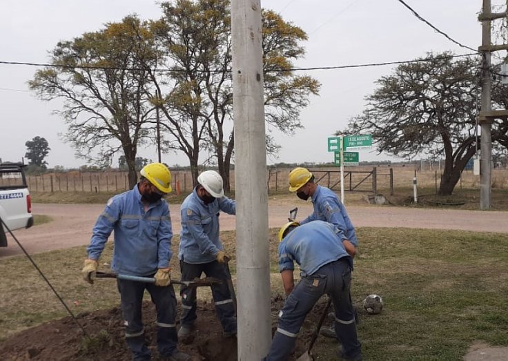 Renuevan el sistema eléctrico de Arrufó