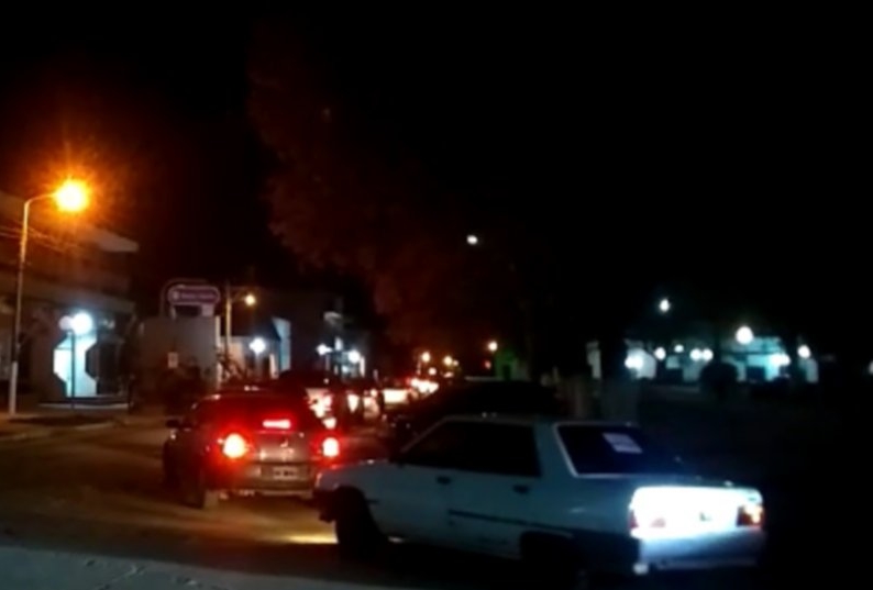 Manifestación en Villa Trinidad por el retroceso de fase