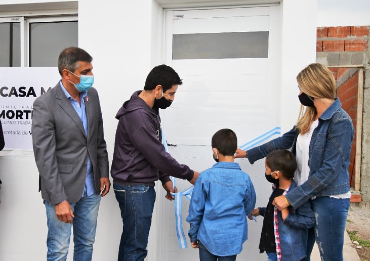 Morteros: Entregaron una nueva vivienda del Plan 48 Sueños