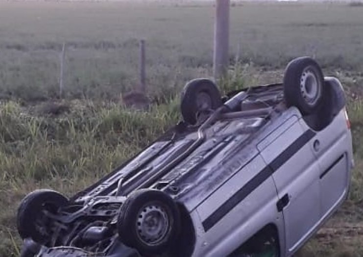 Villa Trinidad: Un bache provocó grave accidente en ruta 23