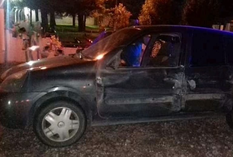 Accidente en el acceso norte de Morteros