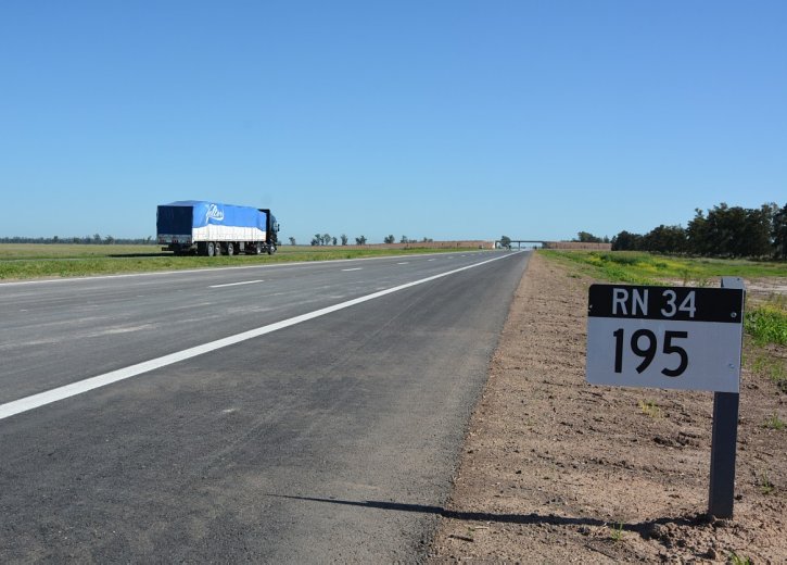 Inauguran un nuevo tramo de la autopista Ruta 34