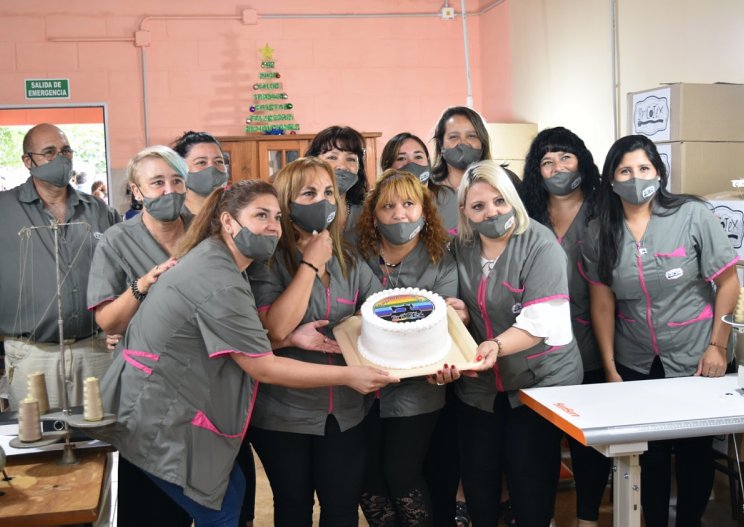 Quedó inaugurada la Cooperativa de trabajo textil 
