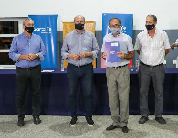 Fuerte apoyo de la provincia a localidades del departamento Castellanos