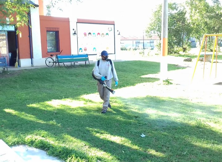 Suardi: Comenzaron con la fumigación de espacios públicos