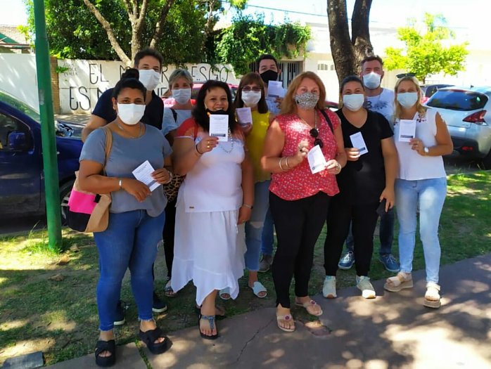 Personal del Hospital de Suardi fue vacunado en Rafaela