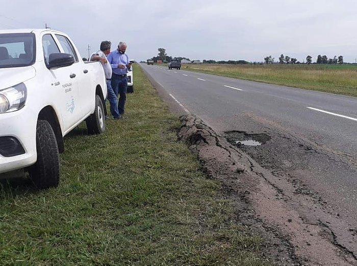Boscarol volvió a reclamar por el deterioro de la ruta 23
