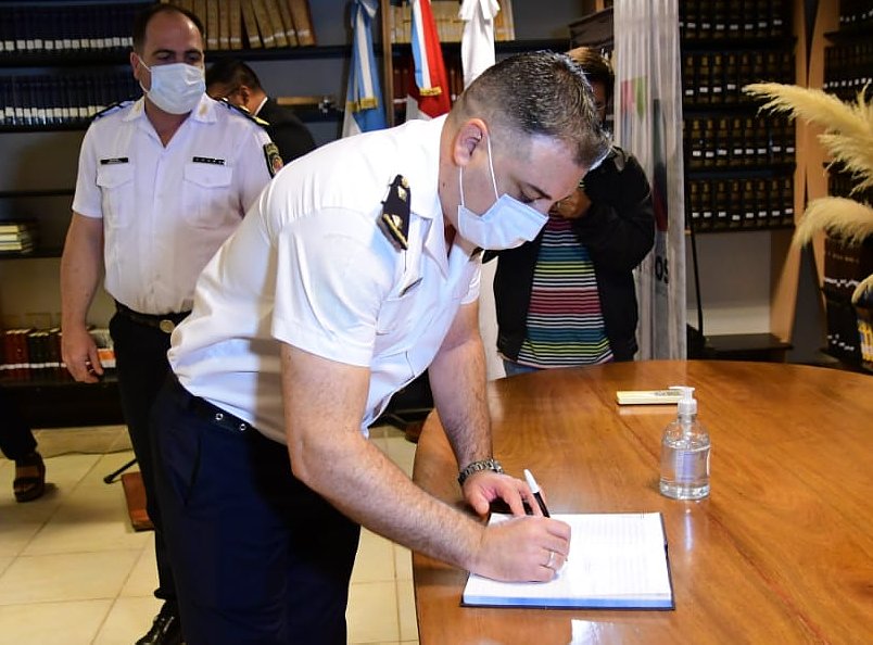 Asumió el nuevo jefe de zona Inspección N° 2 Morteros