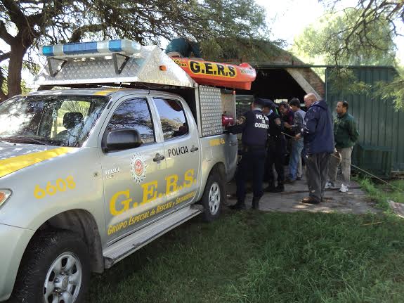El Grupo G.E.R.S. rescató a 6 navegantes en la laguna Mar Chiquita
