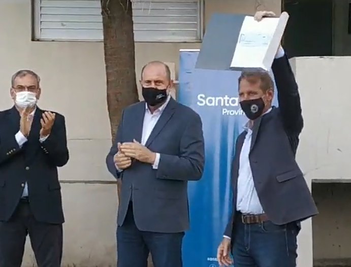 Perotti entregó fondos para la nueva Comisaría de Sunchales