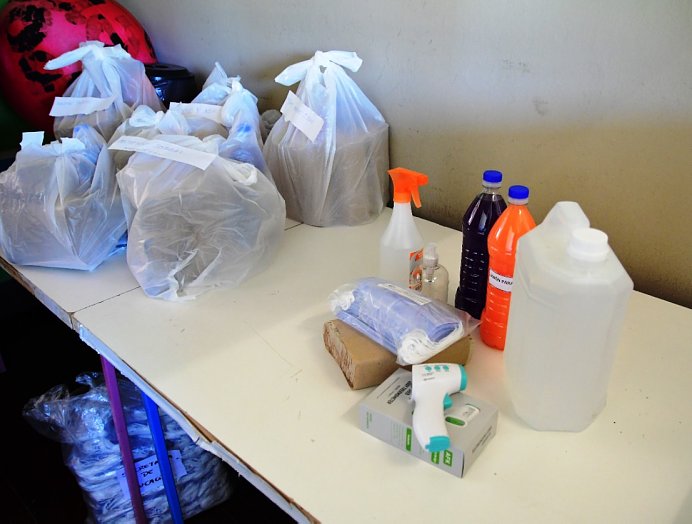 Morteros: El municipio entregó material de higiene para escuelas urbanas y rurales