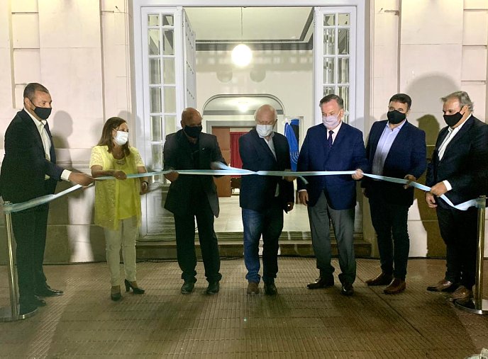 Se inauguró la puesta en valor de la Sala Teatro 