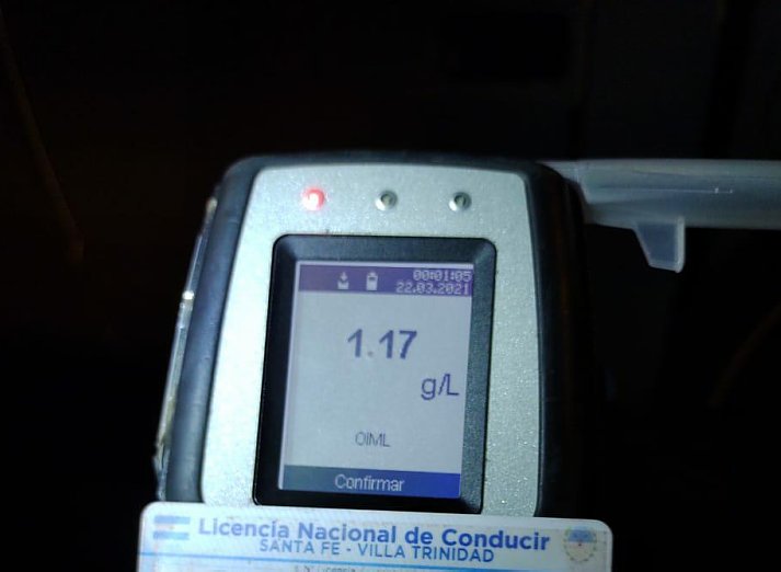 San Guillermo: Detuvieron a un automovilista por alcoholemia positiva