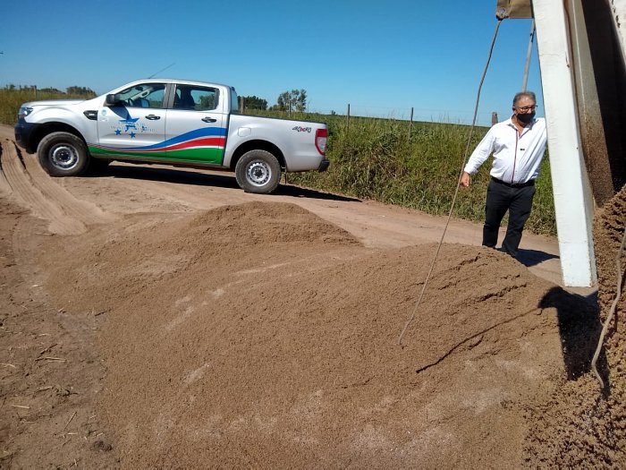 Monte Oscuridad recibirá fondos nacionales para ripiado de caminos