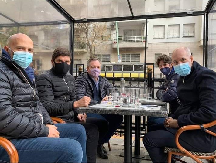 Michlig y Pullaro se reunieron con Rodríguez Larreta y Lousteau