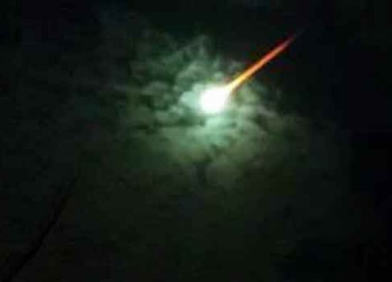 La Intendenta de Tránsito no descartó la caída de un meteorito