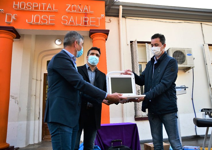 Inauguraron la obra de oxígeno central en el Hospital de Morteros
