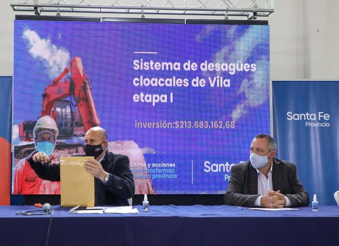 Se conocieron las ofertas para la obra de cloacas en Vila