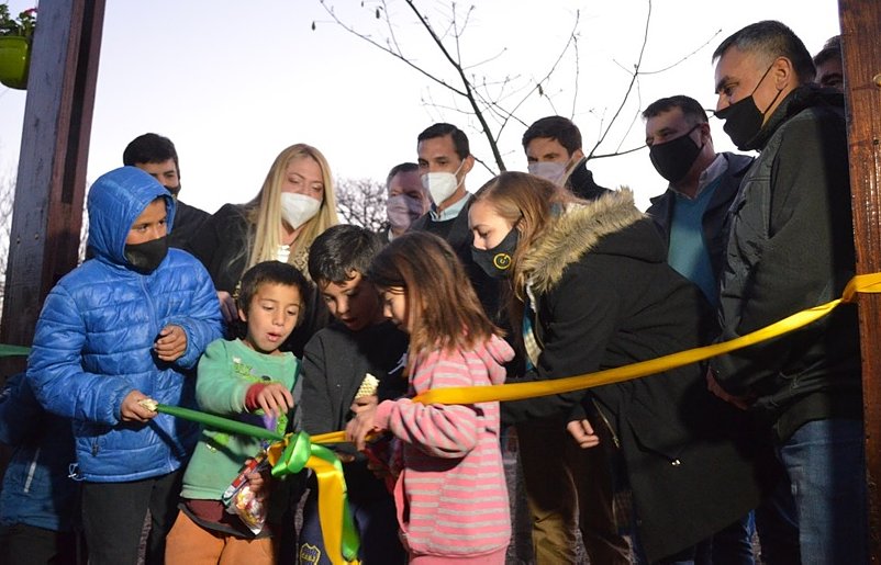 Inauguraron un nuevo parque y otras obras en Ceres