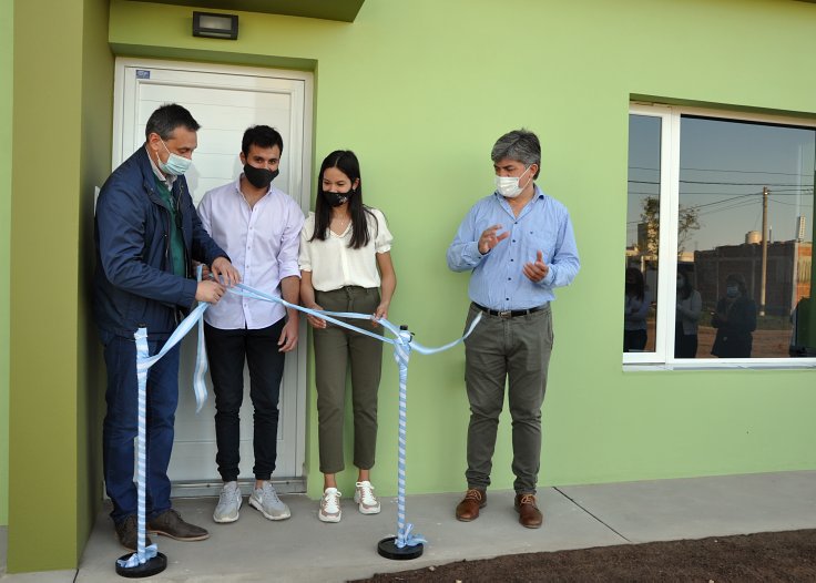 Brinkmann: Entregaron otra vivienda del Sistema Habitar