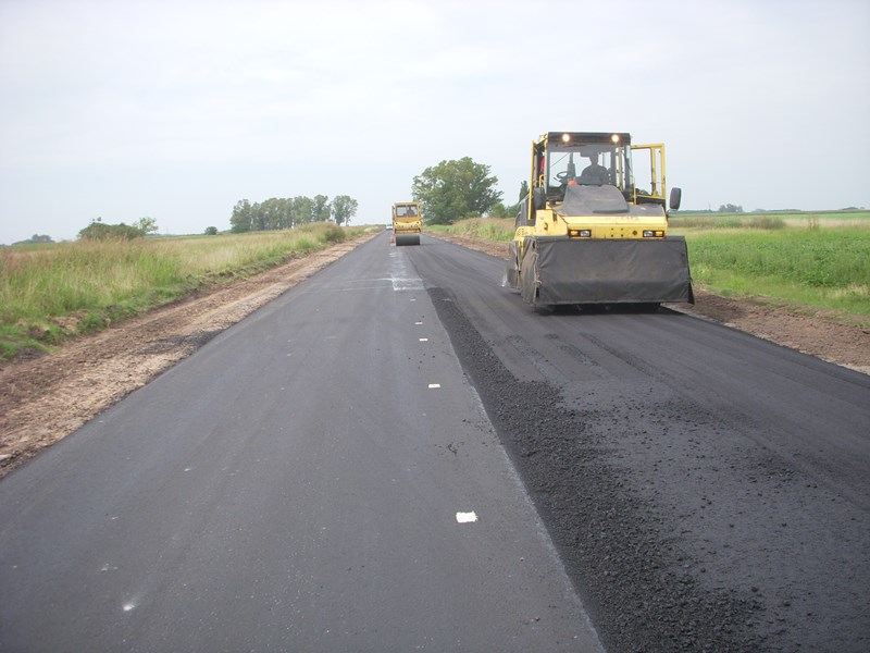 Comenzaron las tareas para pavimentar la ruta entre Marini y Eusebia