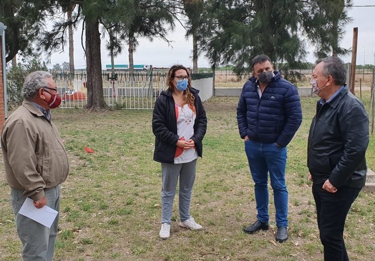 Michlig y González visitaron cinco localidades del departamento