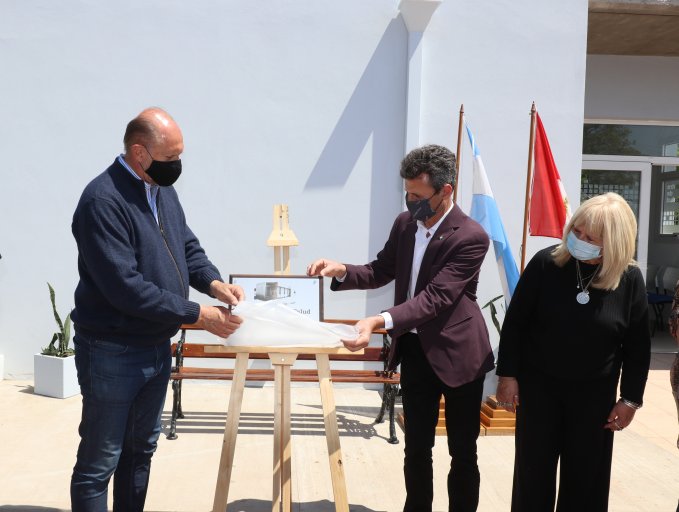 Perotti inauguró el nuevo SAMCO de la localidad de Tacural