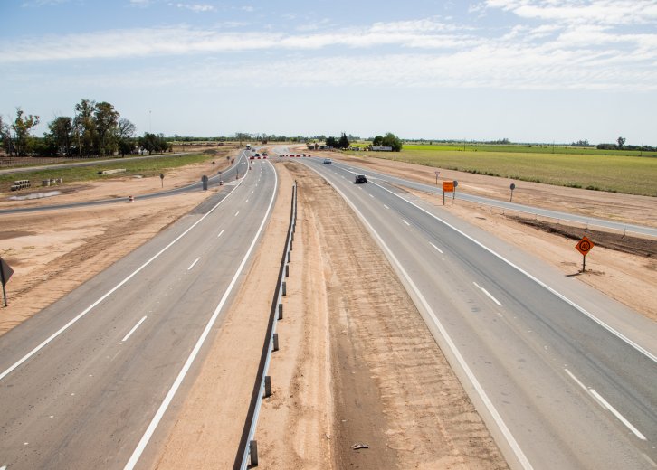 Inauguraron un nuevo tramo de la autopista Ruta 34