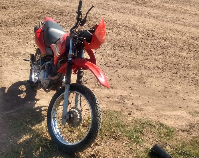 Motociclista lesionado en accidente en Dos Rosas y la Legua