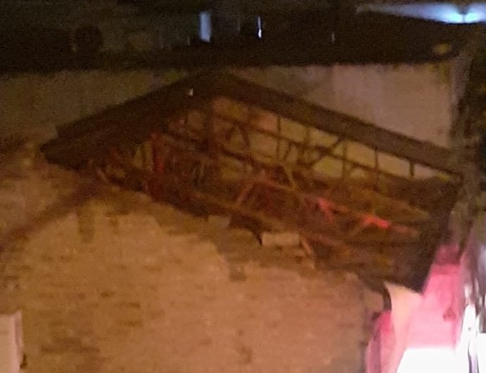 Fuerte temporal de viento afectó a la ciudad de Morteros